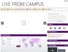 Tablet Screenshot of live-from-campus.eduniversal-ranking.com